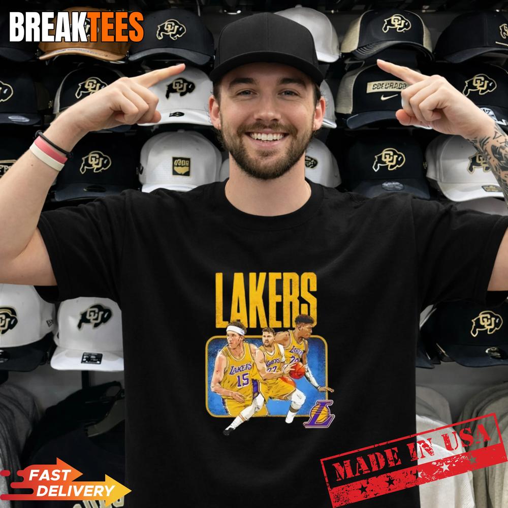 2026 NBA Playoffs Trio Los Angeles Lakers T-Shirt