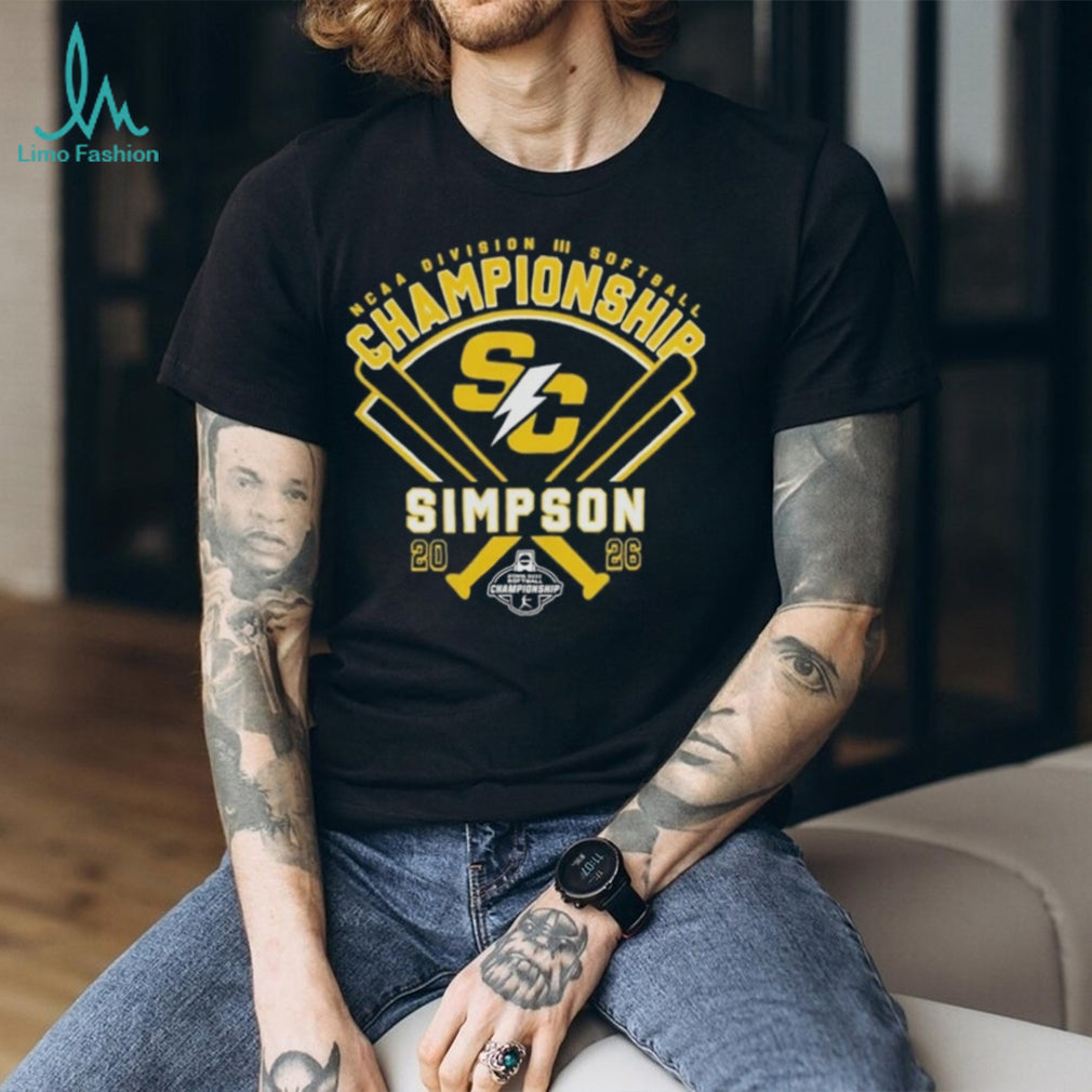 2026 NCAA Division III Softball Championship Simpson Storm Graphic T Shirt