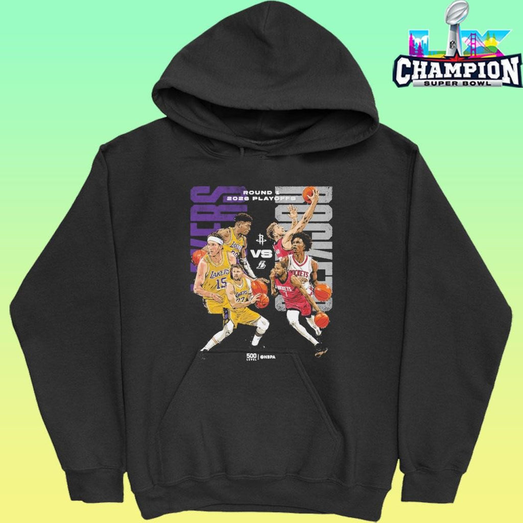 2026 Nba Playoffs Houston Rockets Vs Los Angeles Lakers Shirt