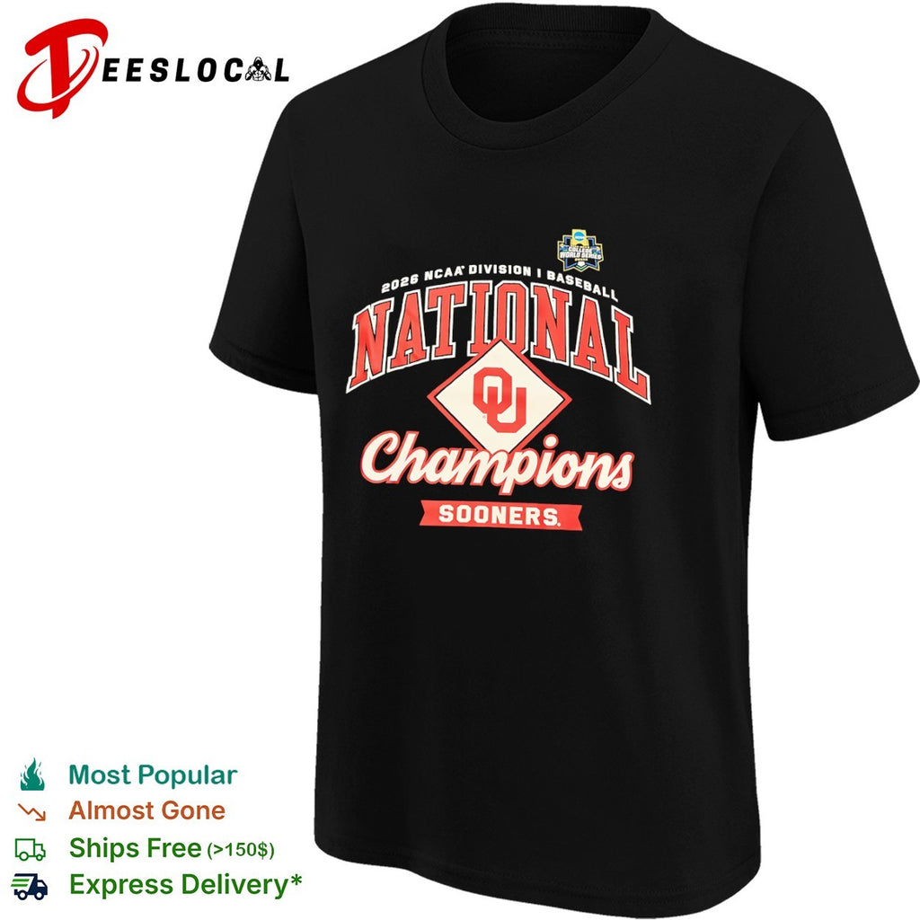 2026 Oklahoma Sooners NCAA Division I Baseball National Champions shirt