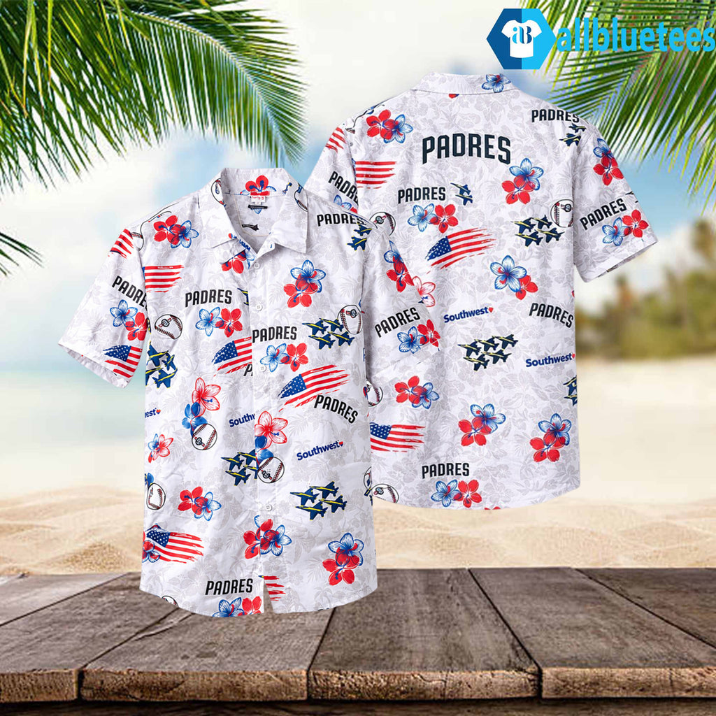 2026 Padres Patriotic Hawaiian Shirt