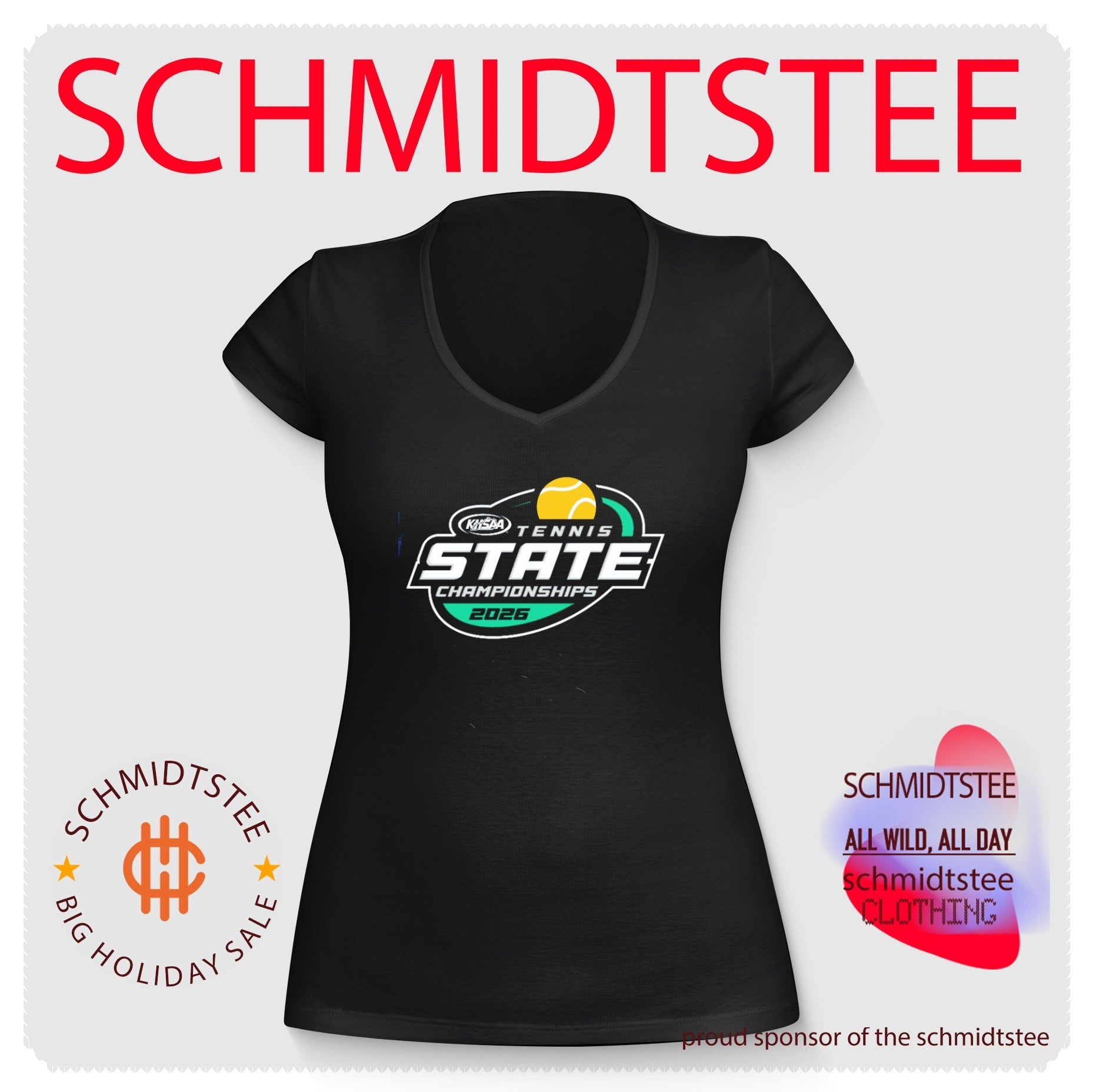 2026 Tennis State Championships KHSAA logo shirt