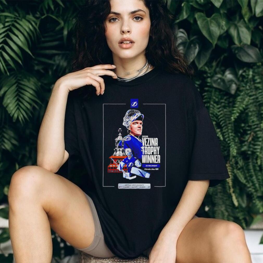2026 Vezina Trophy Winner Tampa Bay Lightning Andrei Vasilevskiy poster shirt