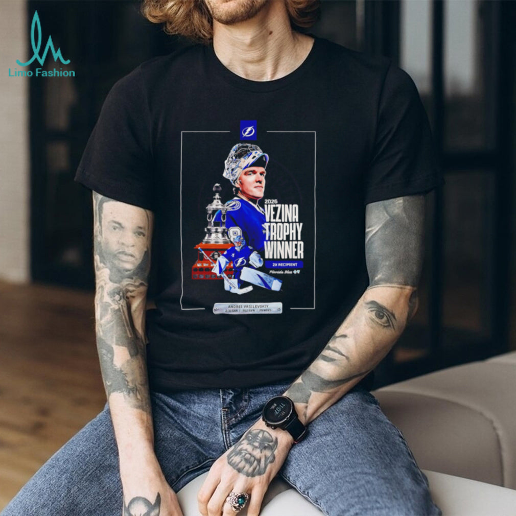 2026 Vezina Trophy Winner Tampa Bay Lightning Andrei Vasilevskiy poster shirt