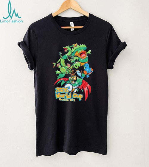 2026 World Cup Mexico City cartoon shirt