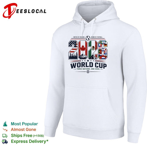 2026 World Cup United by Passion Bound by Football Three Nations One Goal shirt