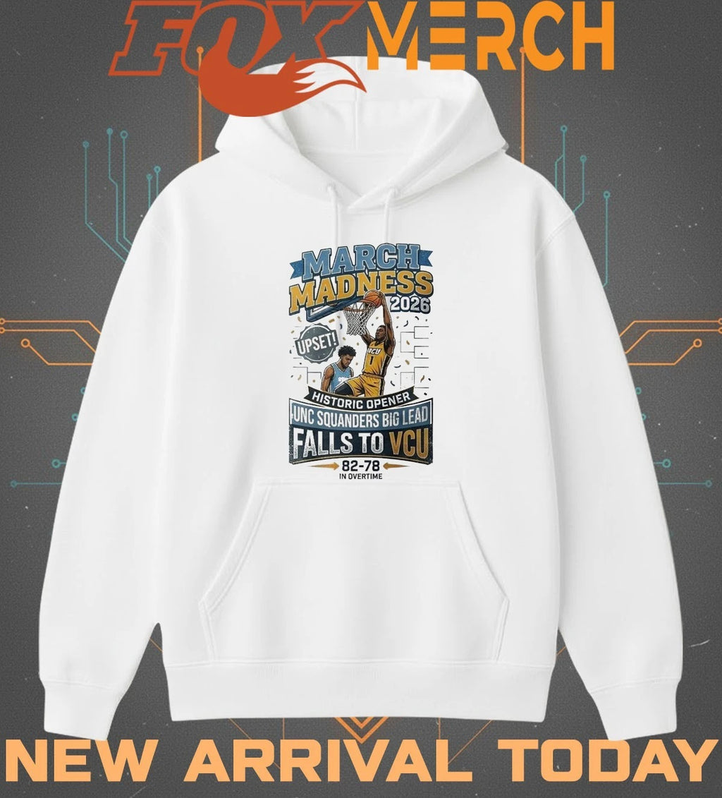 2026 March Madness Historic Opener UNC Squanders Big Lead Falls To VCU t-shirt