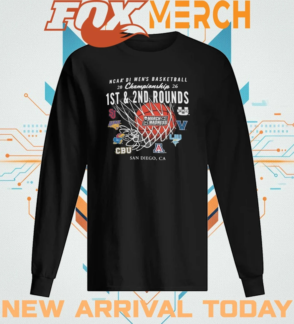 2026 March Madness NCAA DI Men’s Basketball Championship 1st &amp; 2nd Rounds shirt