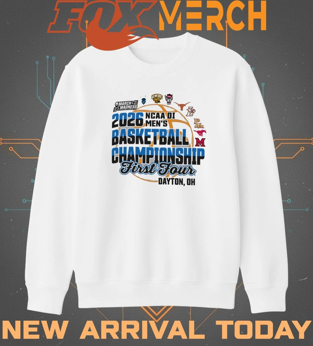 2026 NCAA DI Men’s Basketball Championship First Four Dayton, OH t-shirt