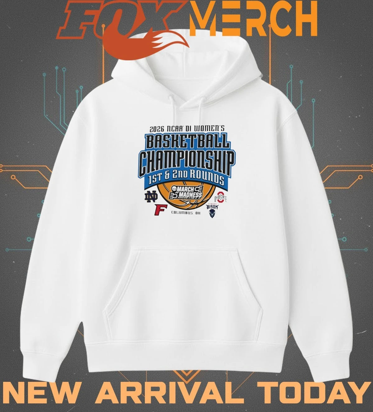 2026 NCAA DI Women’s Basketball Championship 1st &amp; 2nd Rounds March Madness Columbus, OH t-shirt