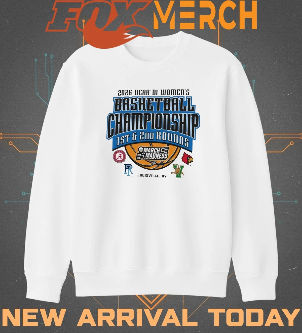 2026 NCAA DI Women’s Basketball Championship 1st &amp; 2nd Rounds March Madness Louisville, KY t-shirt