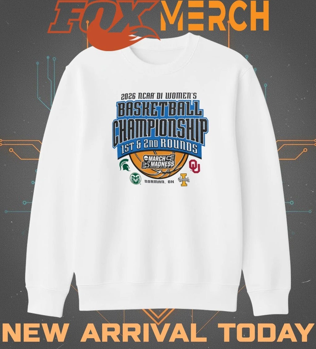 2026 NCAA DI Women’s Basketball Championship 1st &amp; 2nd Rounds March Madness Norman, OK t-shirt
