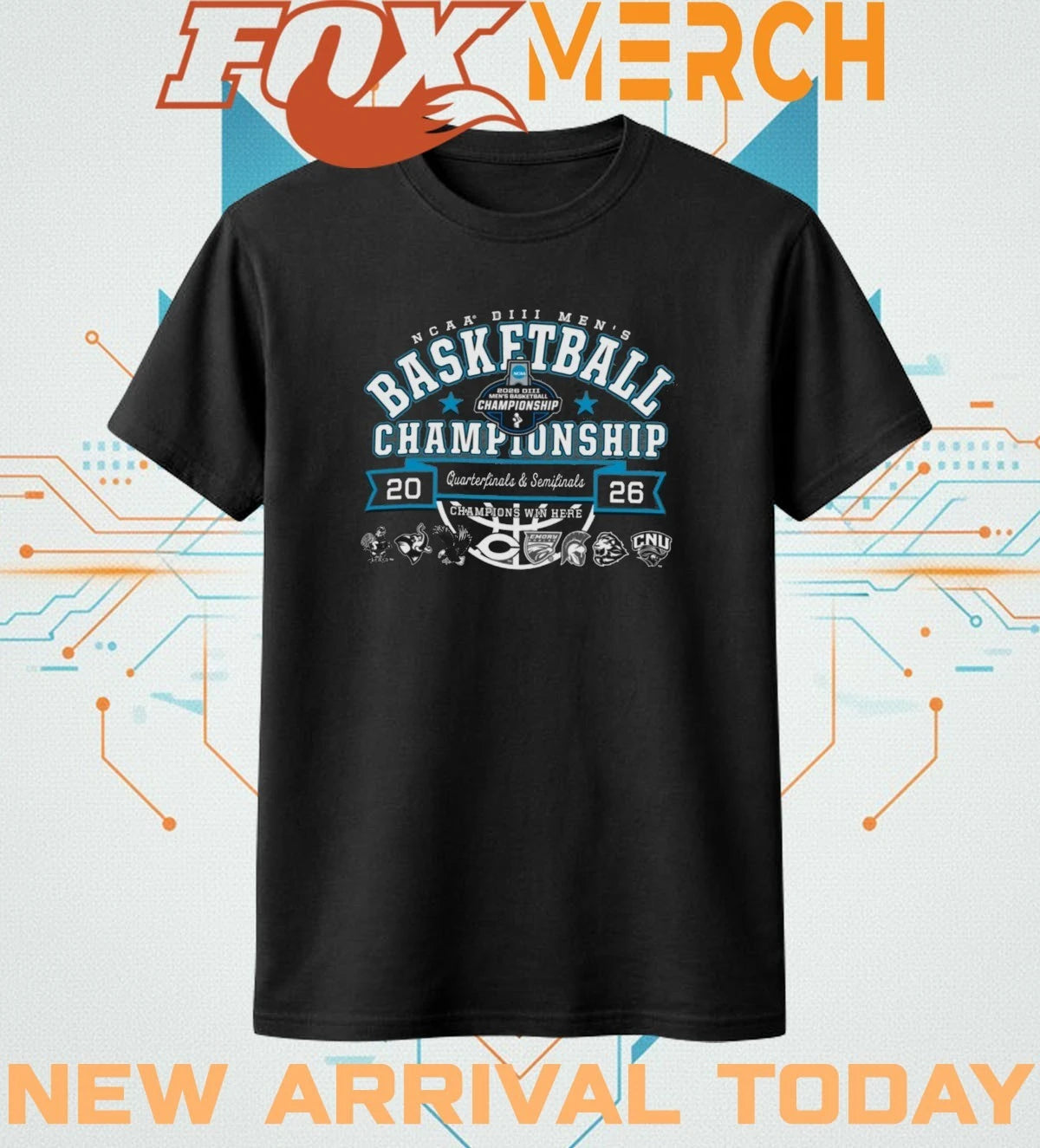 2026 NCAA DIII Men’s Basketball Championship Quarterfinals &amp; Semifinals Champions Win Here shirt