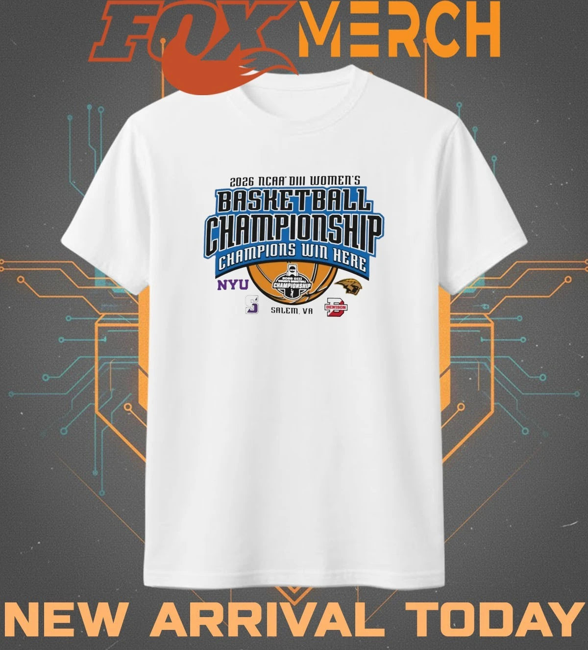 2026 NCAA DIII Women’s Basketball Championship Salem, VA t-shirt