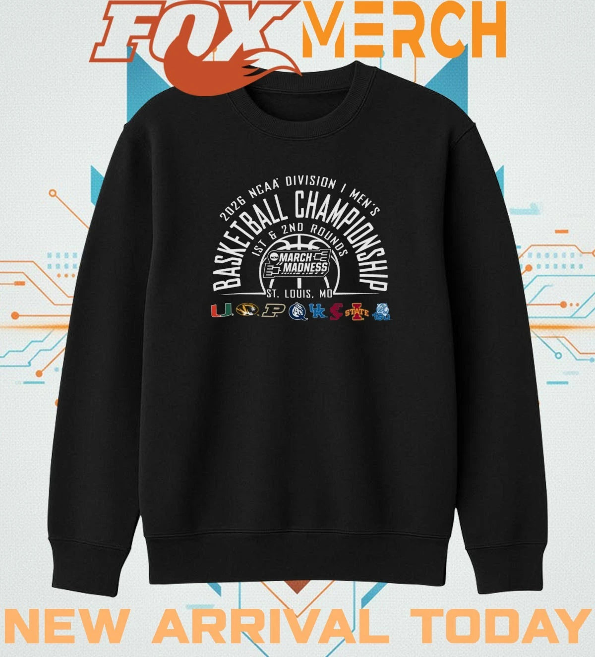 2026 NCAA Division I Men’s Basketball Championship 1st &amp; 2nd Rounds March Madness St Louis, Mo shirt
