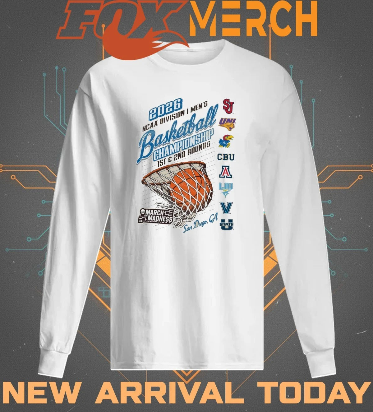 2026 NCAA Division I Men’s Basketball Championship 1st &amp; 2nd Rounds San Diego, Ca t-shirt