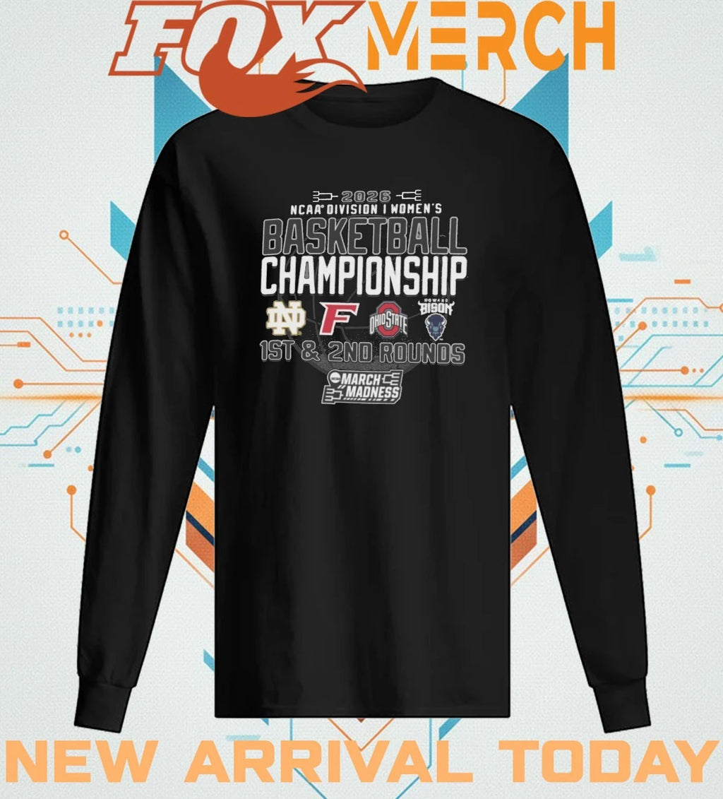 2026 NCAA Division I Women’s Basketball Championship 1st &amp; 2nd Rounds Columbus, OH shirt