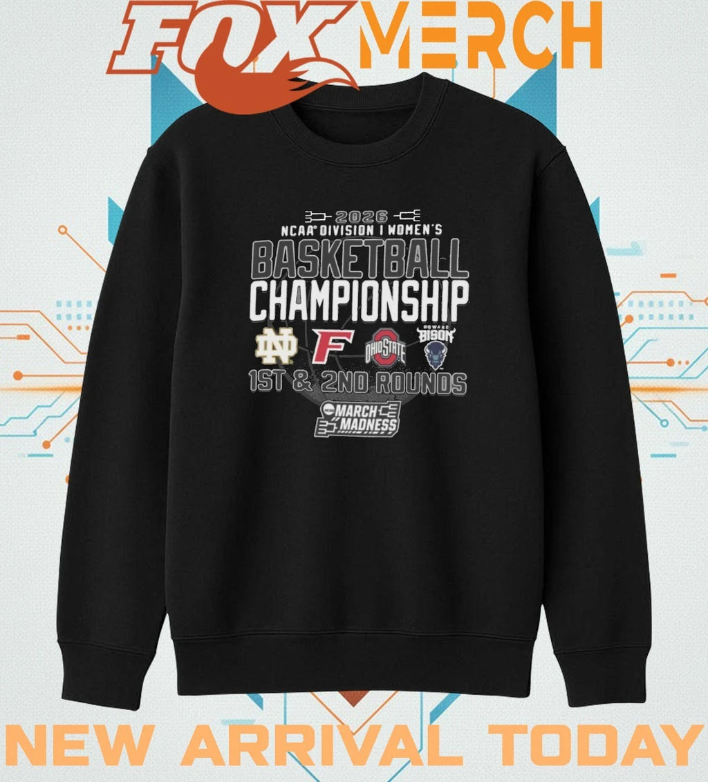 2026 NCAA Division I Women’s Basketball Championship 1st &amp; 2nd Rounds Columbus, OH shirt