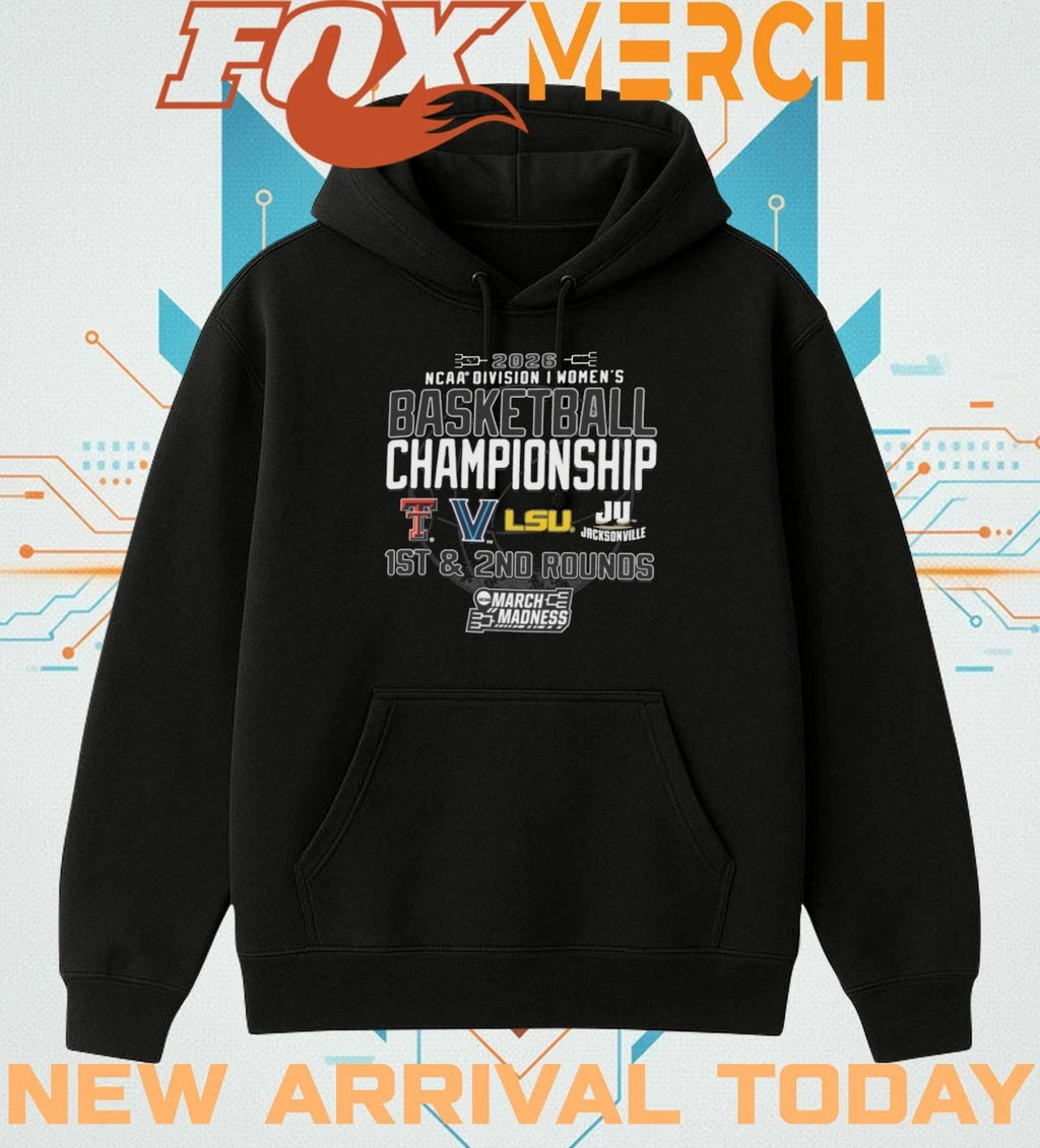 2026 NCAA Division I Women’s Basketball Championship 1st &amp; 2nd Rounds shirt