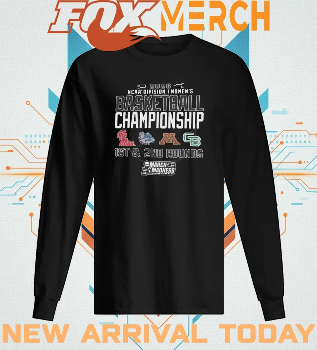 2026 NCAA Division I Women’s Basketball Championship 1st &amp; 2nd Rounds Minneapolis, MN shirt
