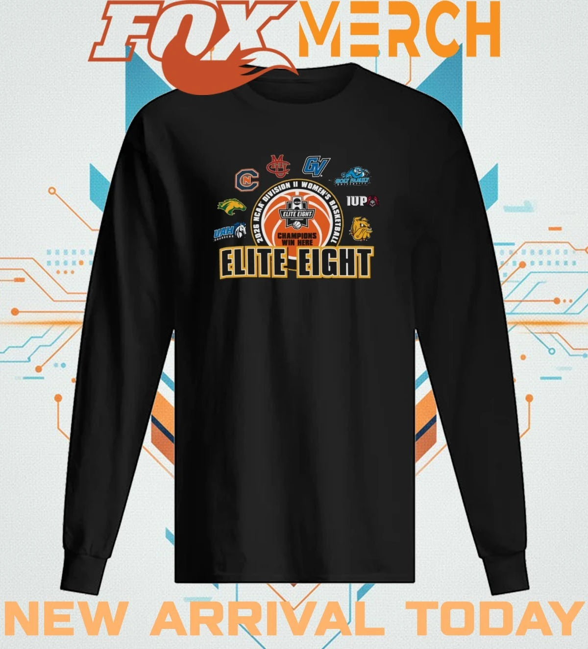2026 NCAA Division II Women’s Basketball Elite Eight t-shirt