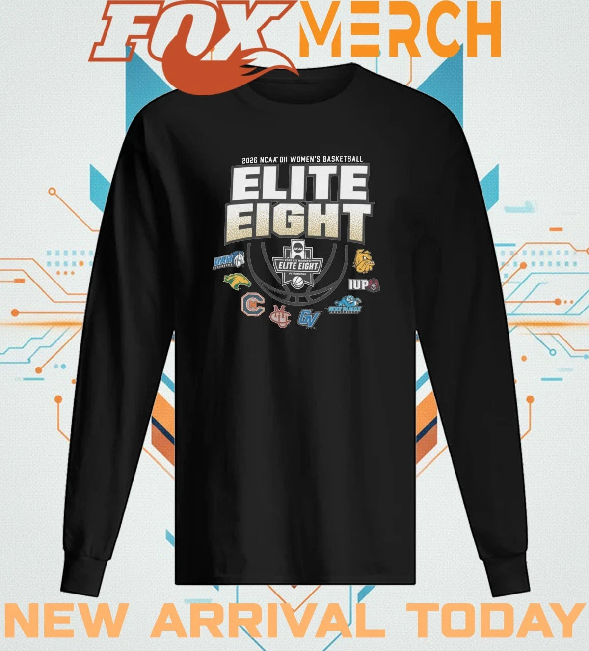 2026 NCAA Division II Women’s Basketball Elite Eight Pittsburgh t-shirt