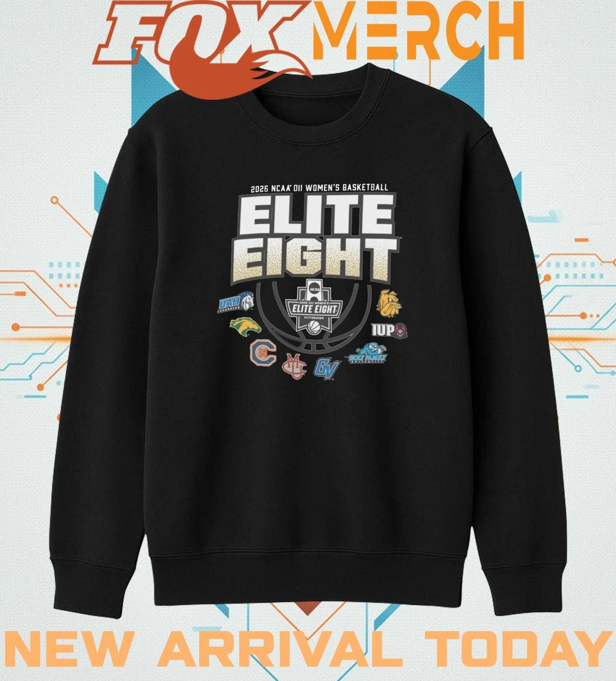 2026 NCAA Division II Women’s Basketball Elite Eight Pittsburgh t-shirt