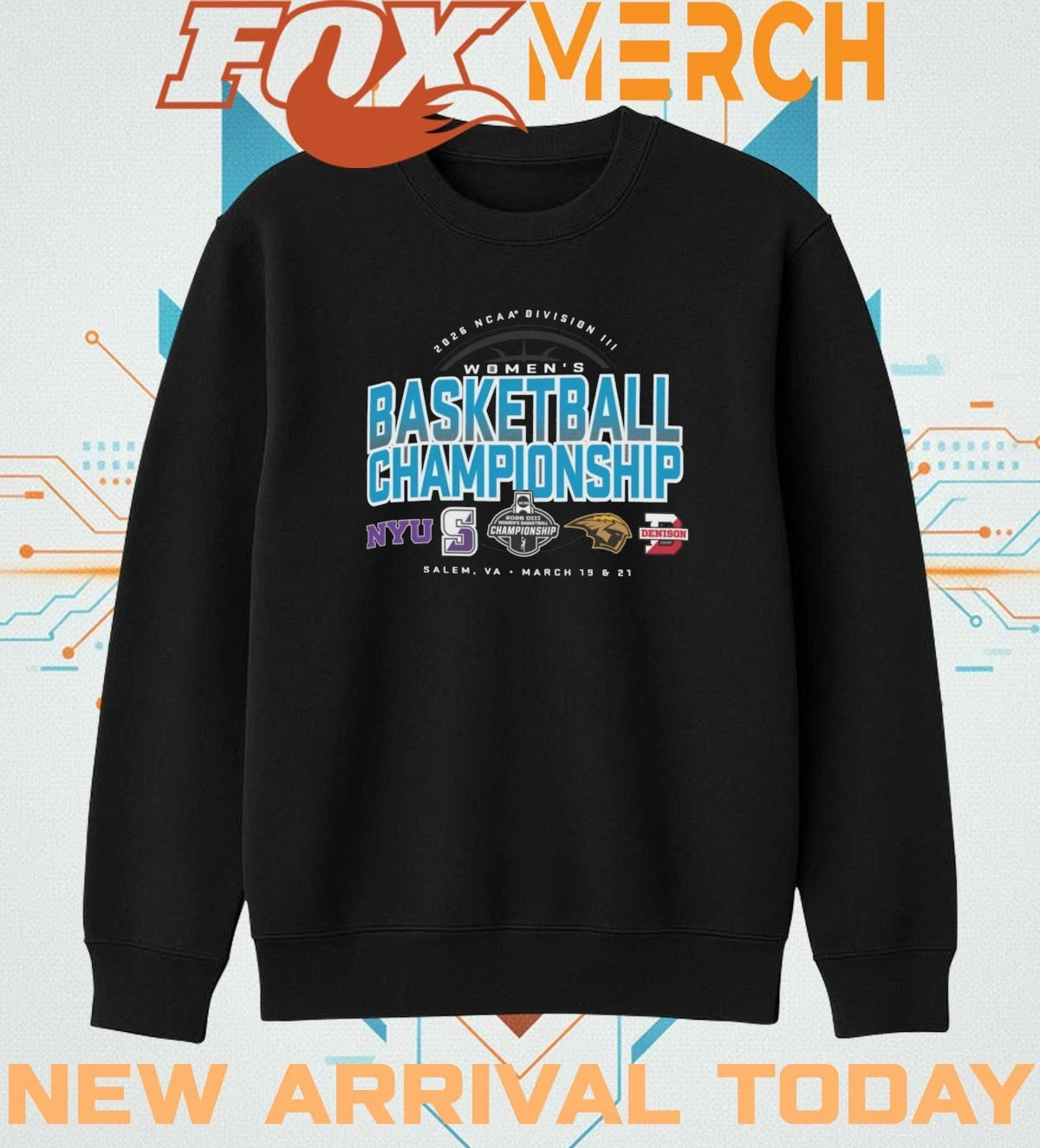 2026 NCAA Division III Women’s Basketball Championship Salem, VA march 19 &amp; 21 shirt