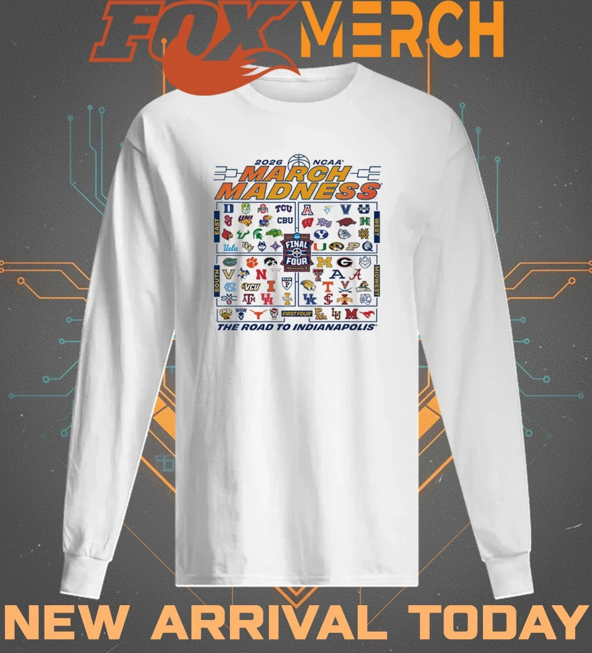 2026 NCAA March Madness The Road To Indianapolis Final Four t-shirt