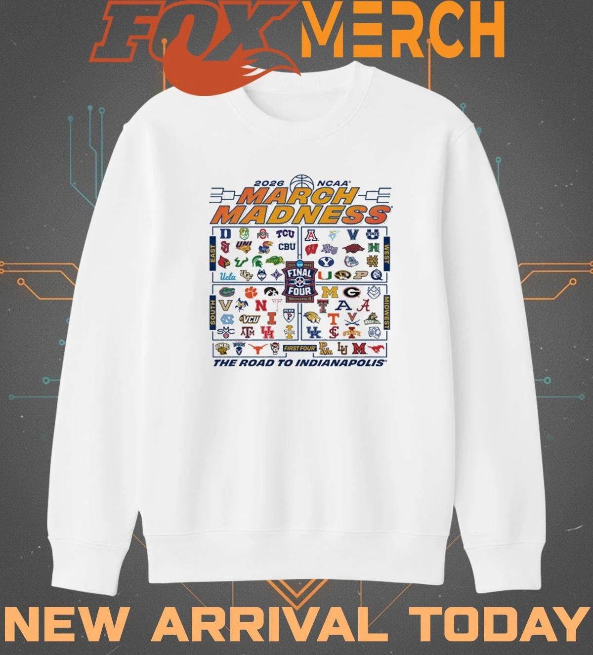 2026 NCAA March Madness The Road To Indianapolis Final Four t-shirt