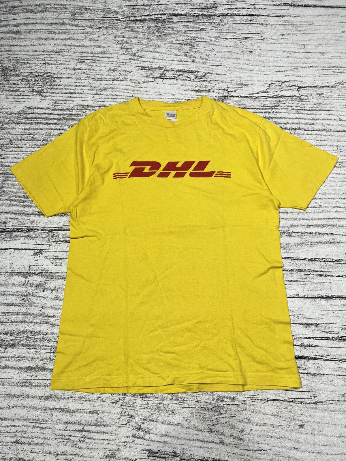 Kapital 2000s Japanese Dhl Iconic Script Logo Tee Y2k Hoodie, Sweatshirt | PodTeesHub.com