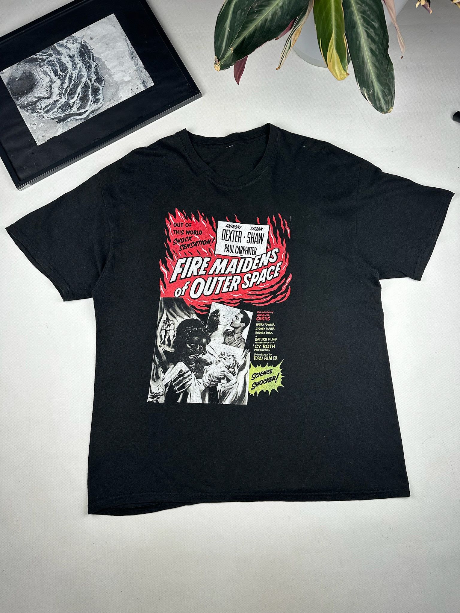 Vintage Fire Maidens Space T Shirt Aliens Sci Fi Movie Horror Hoodie, Sweatshirt | PodTeesHub.com