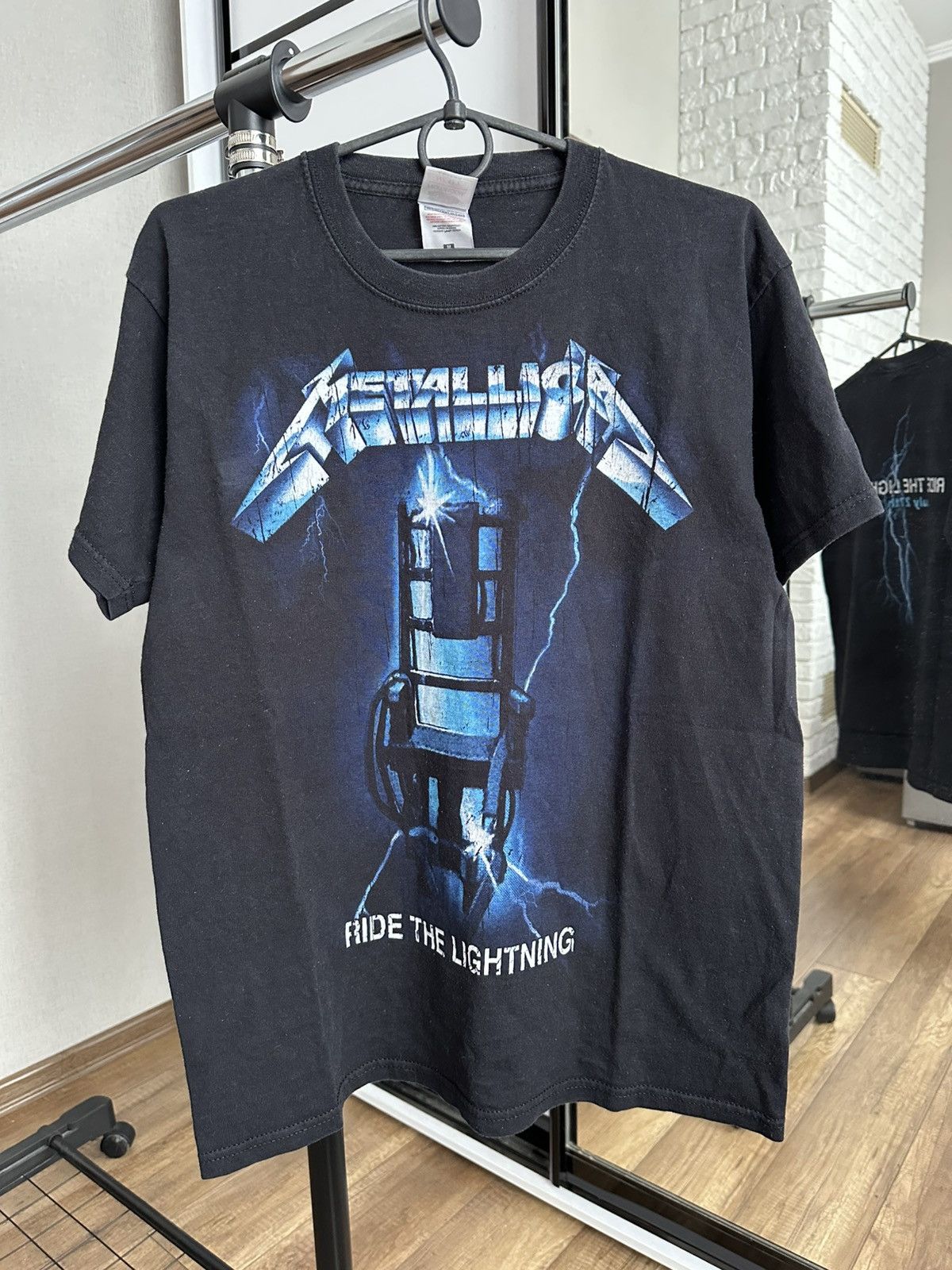 Metallica Ride The Lighting Vintage Band T Shirt Tee 2000s Hoodie, Sweatshirt | PodTeesHub.com