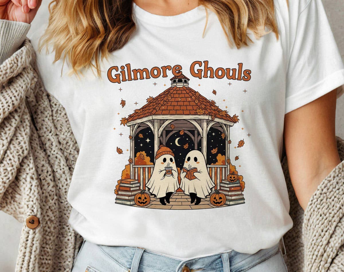 Gilmore Ghouls Cute Tv Show Halloween Ghost Tv Show T-Shirt Hoodie, Sweatshirt | PodTeesHub.com