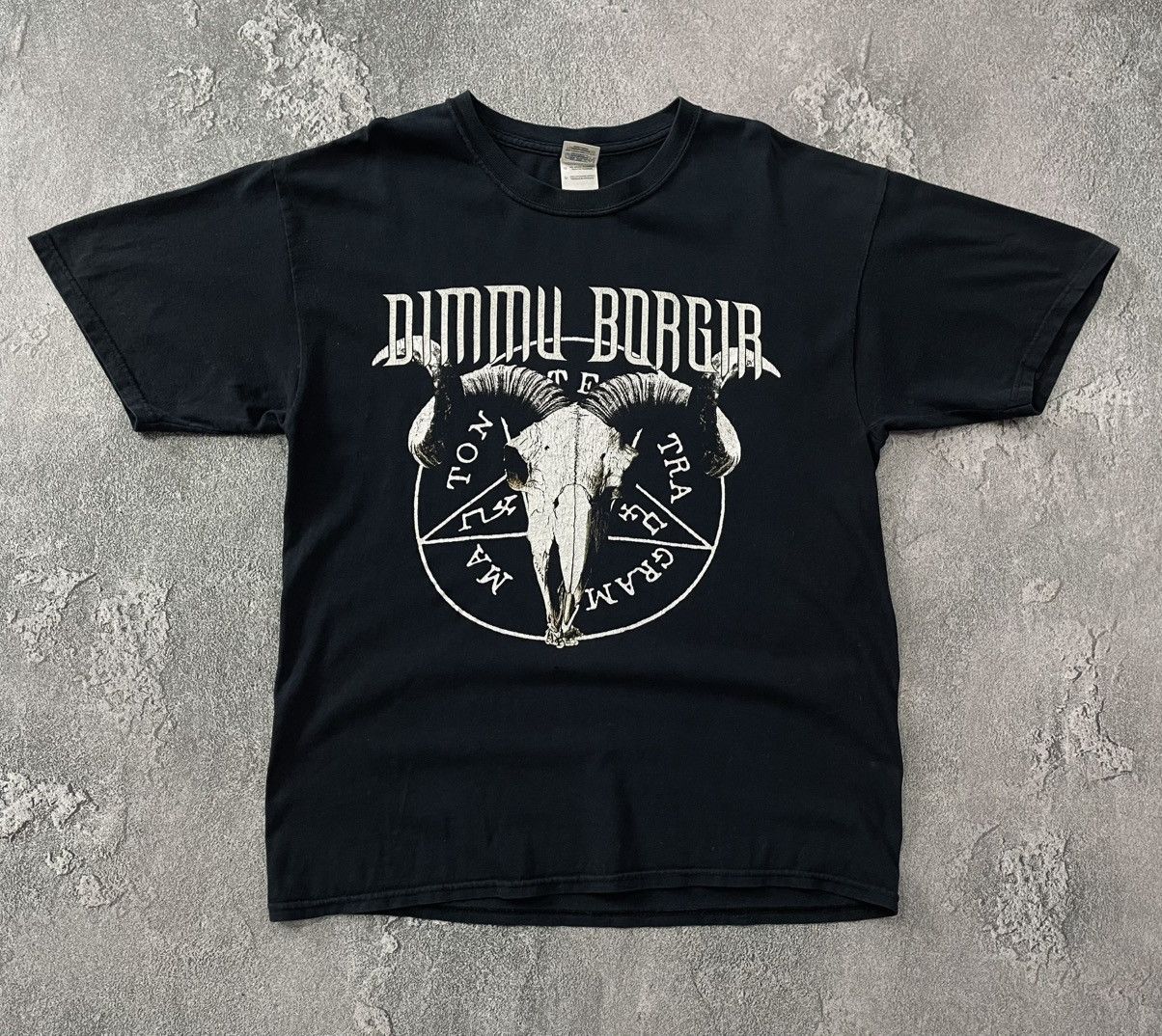 Band Tees Vintage 90 S Dimmu Borgir Metal Band Tour Shirt Size L Hoodie, Sweatshirt | PodTeesHub.com