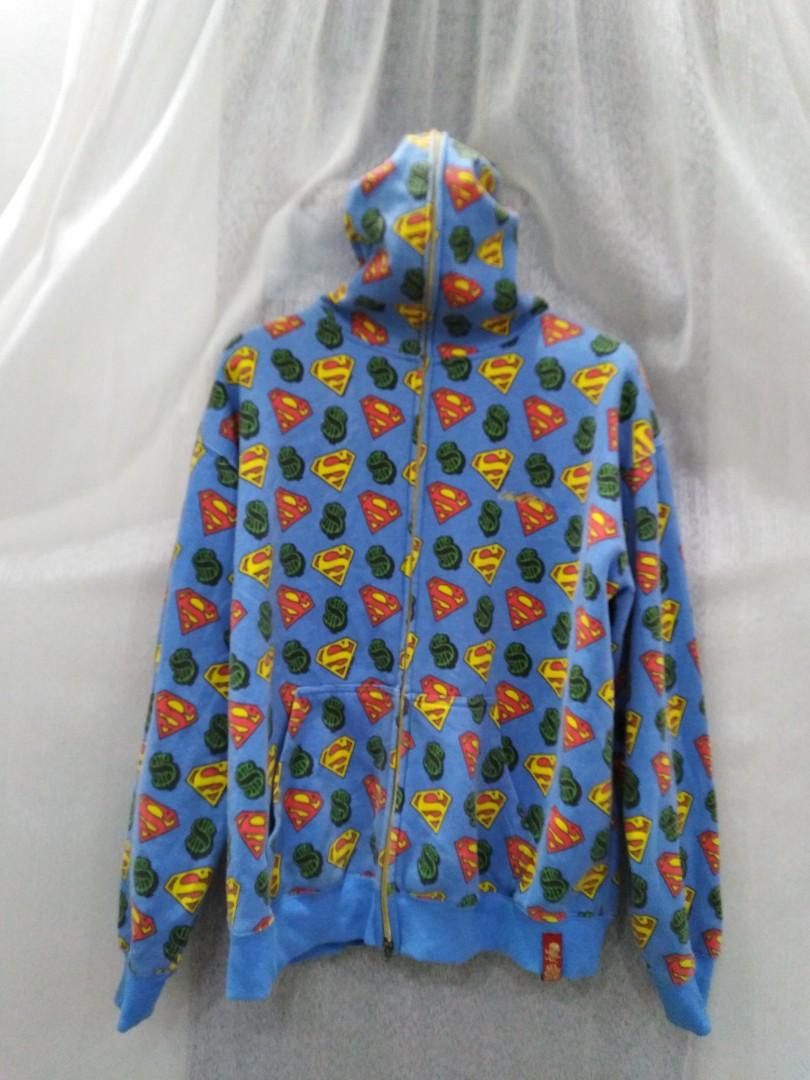 Japanese Brand Aka Stash House Superman S All Over Print Hoodie T-Shirts, Sweatshirt | PodTeesHub.com