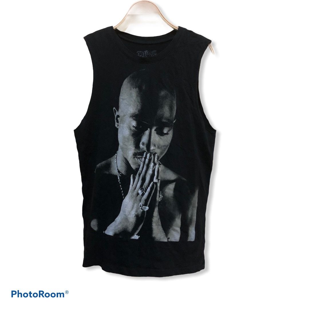 Rap Tees X Vintage Tupac Shakur Singlet Copyright 2013 Hoodie, Sweatshirt | PodTeesHub.com