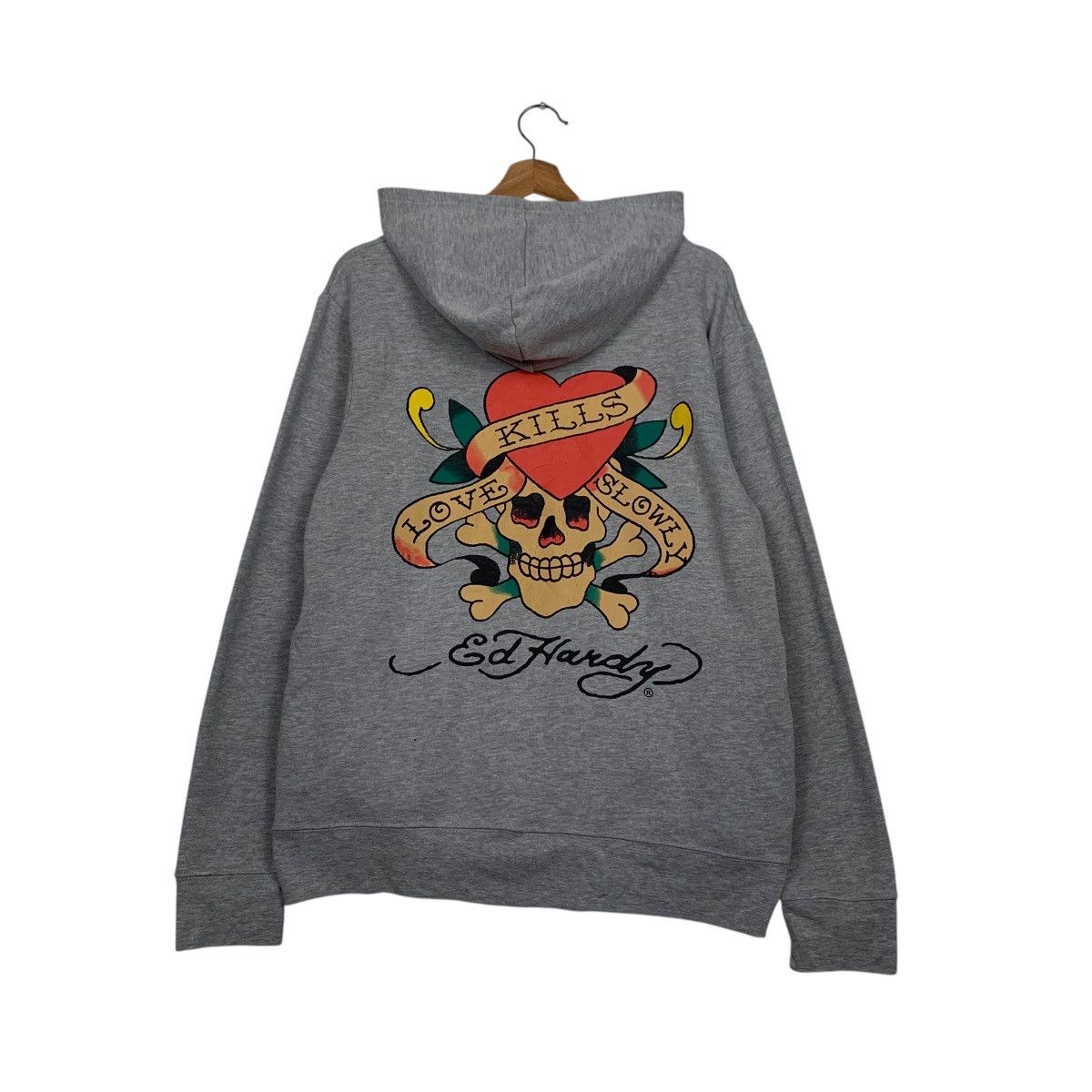 Ed Hardy Y2k Vintage Ed Hardy Big Logo Graphics 2212 C98 T-Shirts, Hoodie, Sweatshirt