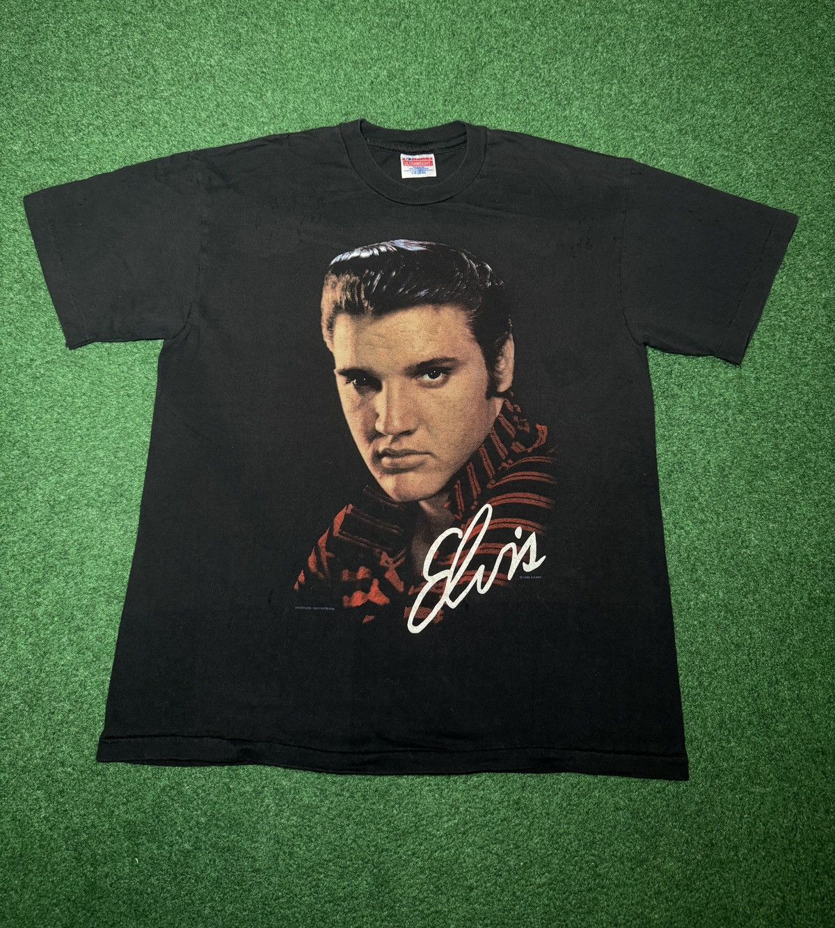 Vintage 90s Elvis Presley Big Face Retro Large T-Shirts, Hoodie, Sweatshirt