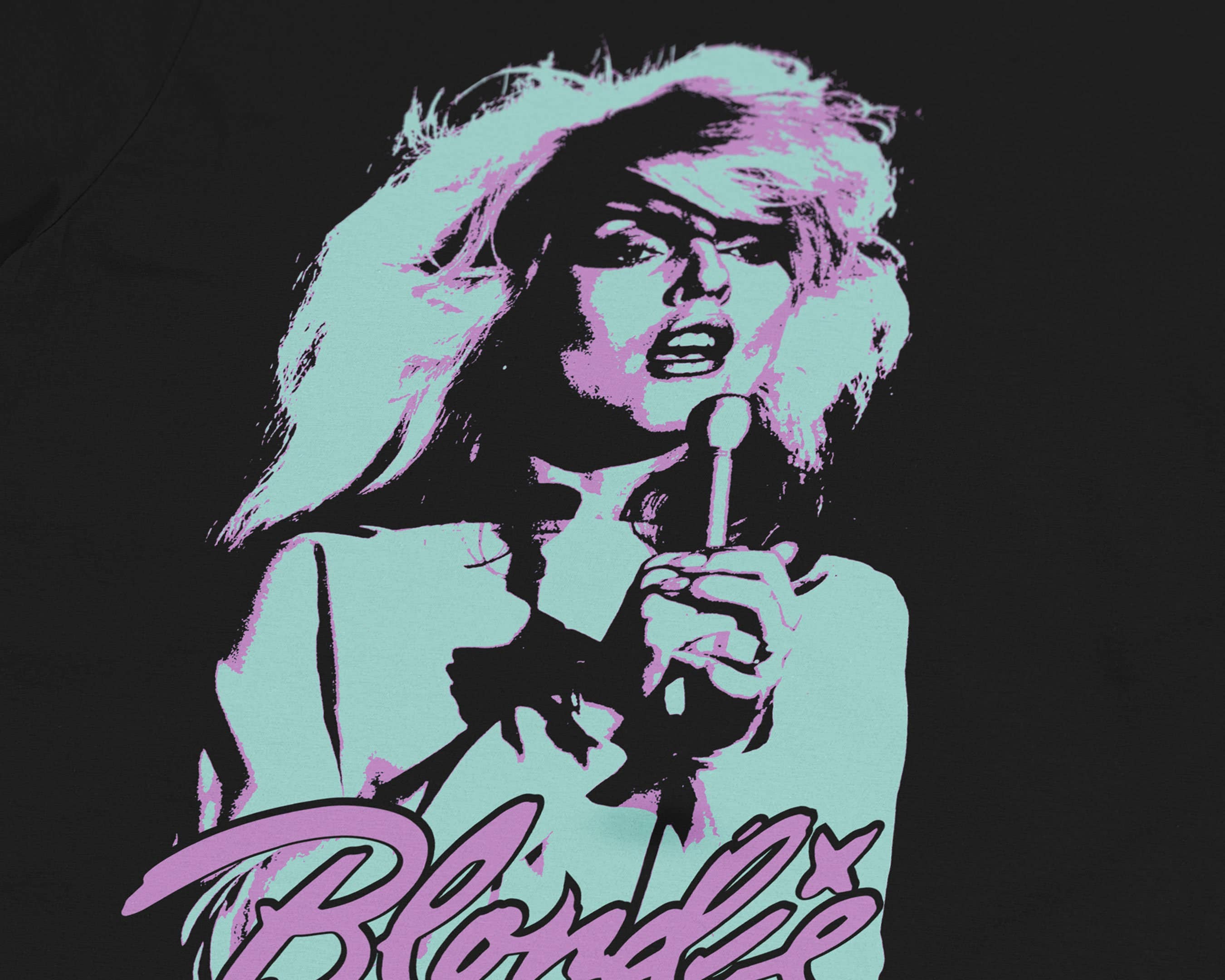 Blondie Debbie Harry Vintage Punk Rock Band T-Shirt – Black Hoodie, Sweatshirt | PodTeesHub.com