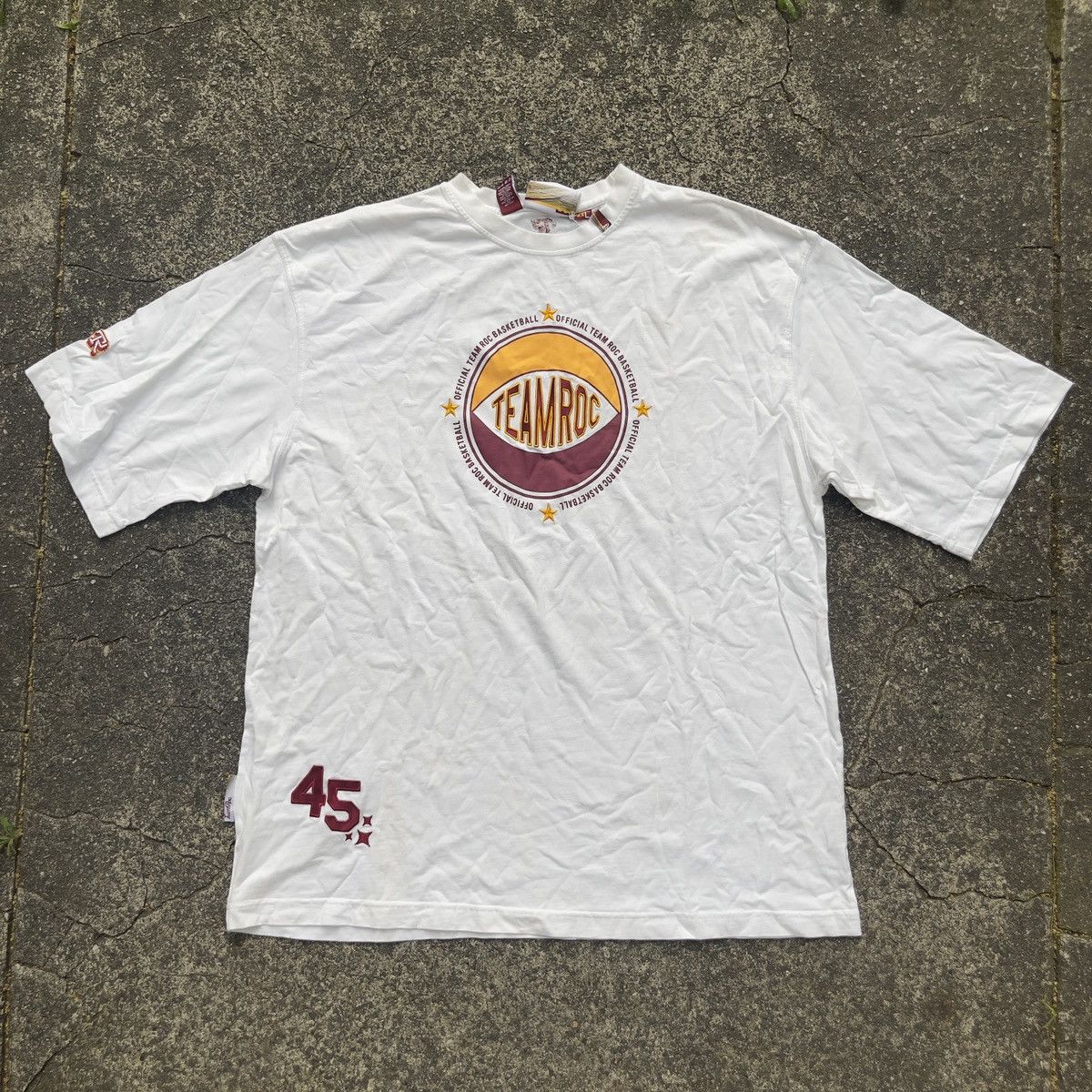 Rocawear X Vintage Vintage Distressed Y2k Team Roc 45 Shirt Hoodie, Sweatshirt | PodTeesHub.com
