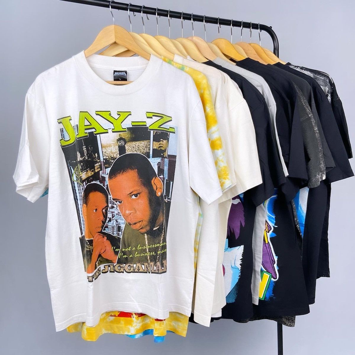 Rap Tees X Vintage Jay Z The Jiggaman Tee Hoodie, Sweatshirt | PodTeesHub.com