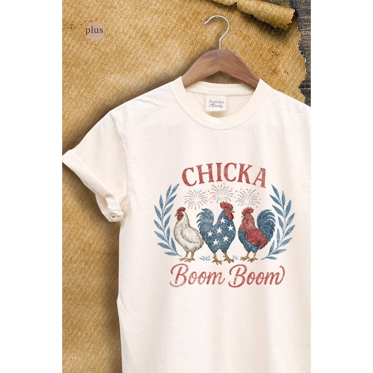 Chicka Boom Boom Vintage Graphic Plus Tee Hoodie, Sweatshirt | PodTeesHub.com
