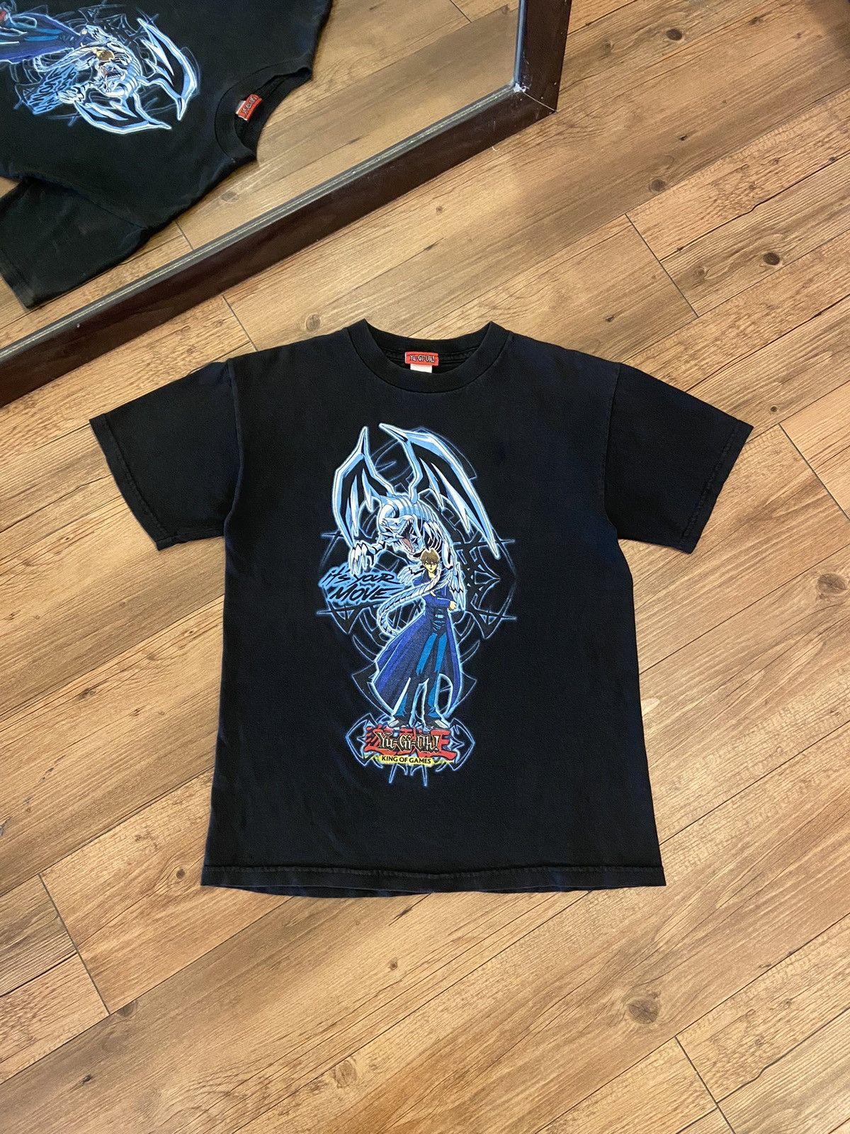 Japanese Brand X Vintage Vintage Yugioh Seito Kaiba Blue Eyes White Dragon Tee Hoodie, Sweatshirt | PodTeesHub.com