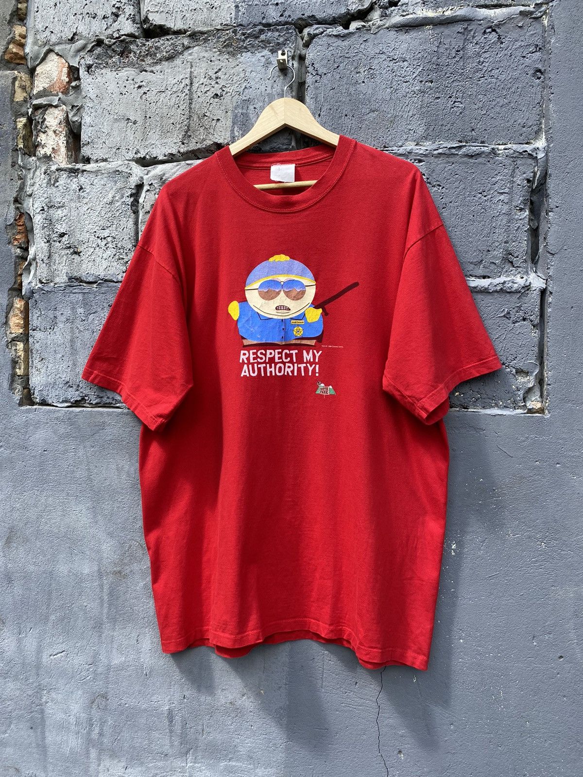 Vintage 90s South Park Angry Cartman Respect My Authority T T-Shirts, Hoodie, Sweatshirt | PodTeesHub.com