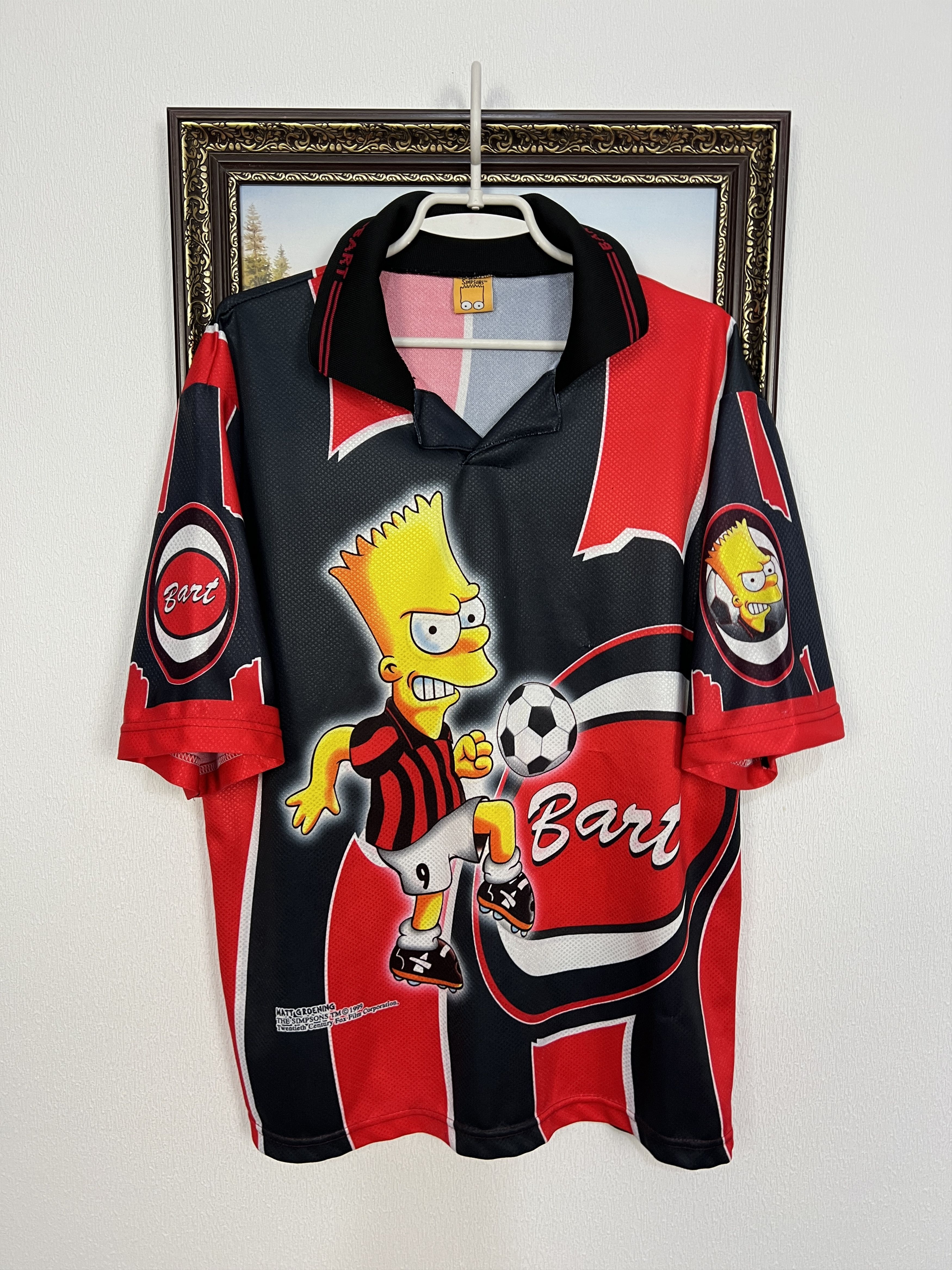 Simpsons Ac Milan Bart Simpson Football Shirt Print Maglia T-Shirts, Hoodie, Sweatshirt