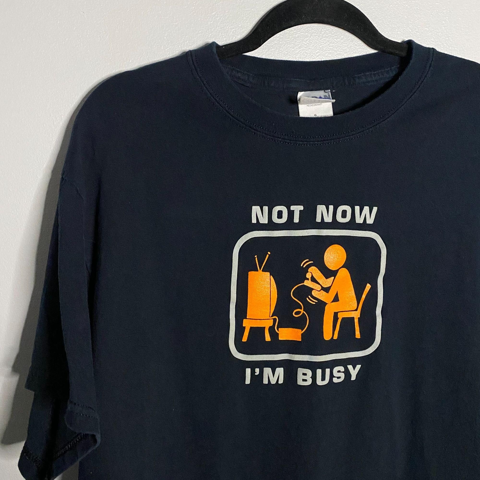 Vintage Busy Gaming Tee L Hoodie, Sweatshirt | PodTeesHub.com