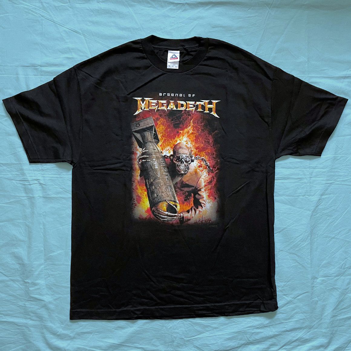 Vintage Megadeth Vic Rattlehead Arsenal T Shirt Hoodie, Sweatshirt | PodTeesHub.com