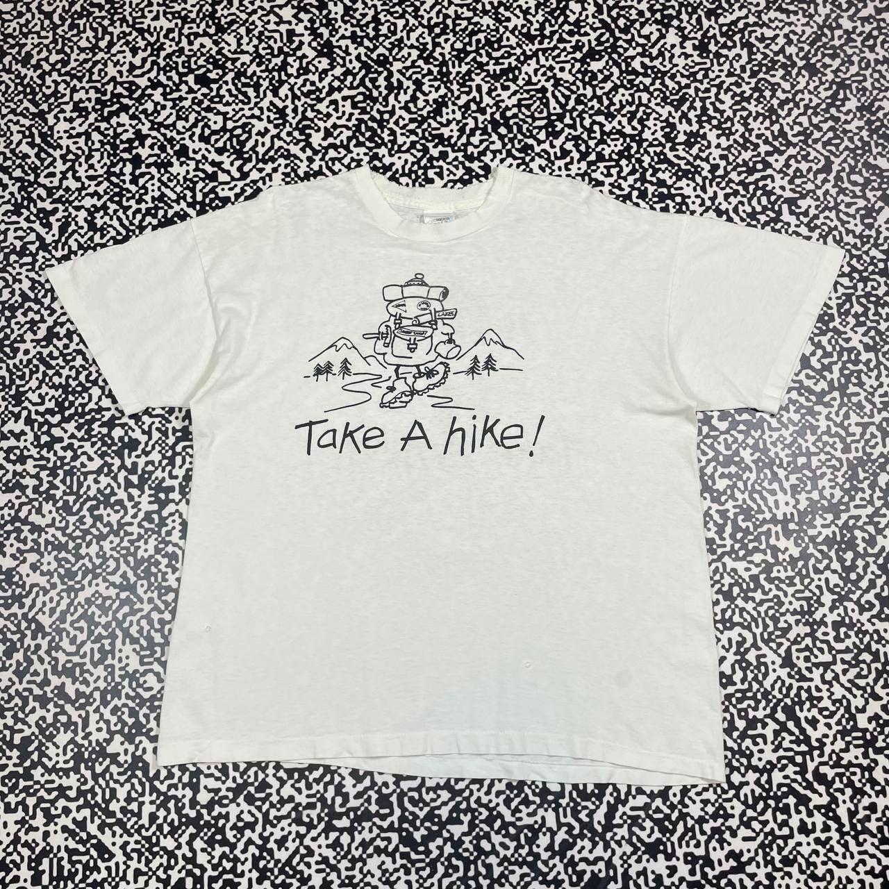 Vintage 90s Art Take A Hike Distressed Style Retro T Shirt Hoodie, Sweatshirt | PodTeesHub.com