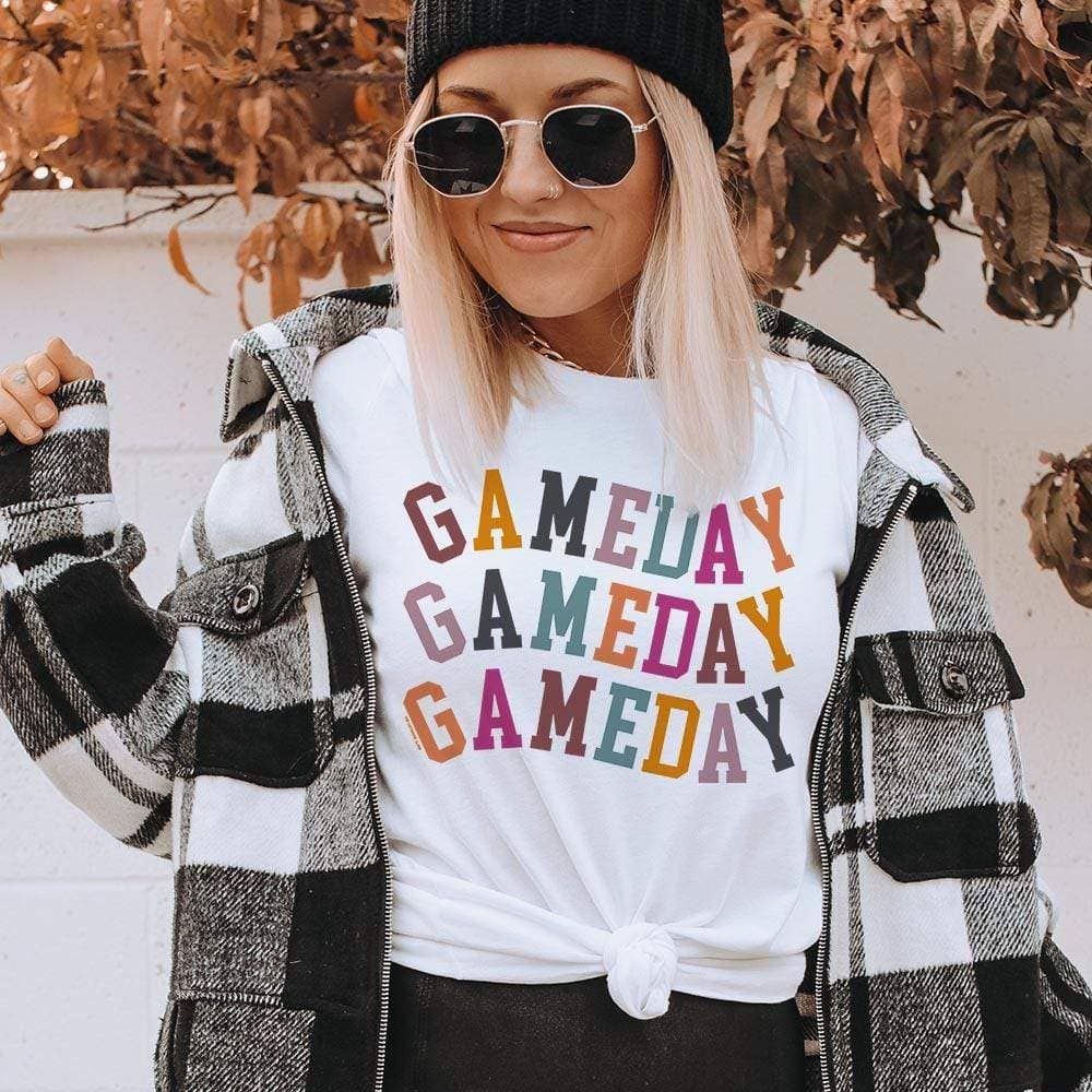 Gameday Gameday Gameday - White Tee Hoodie, Sweatshirt | PodTeesHub.com